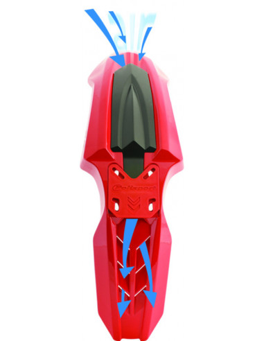 Garde-boue avant POLISPORT Supermotard SM Line noir