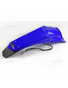 Garde-boue arrière + support de plaque avec LED UFO bleu Reflex Yamaha WR450F