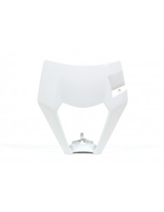 Plastique de plaque phare RACETECH blanc KTM EXC