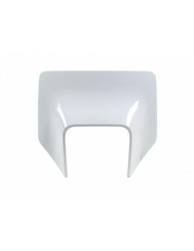 Plastique de plaque phare RACETECH blanc Husqvarna