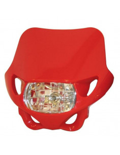 Plaque phare BIHR Enduro rouge 12V/35W