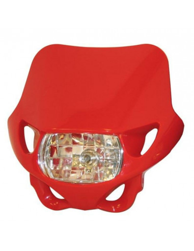 Plaque phare BIHR Enduro rouge 12V/35W