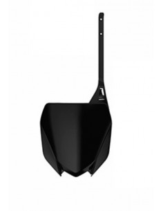 Plaque numéro frontale POLISPORT restylé noir Yamaha YZ125/250