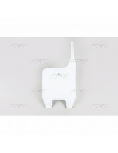 Plaque numéro frontale UFO blanc Honda CR125R/250R/500R