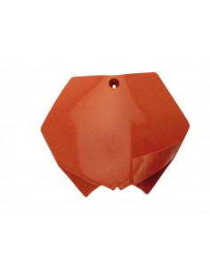 Plaque numéro frontale UFO orange KTM