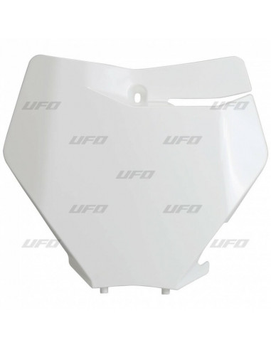 Plaque numéro frontale UFO blanc KTM SX/SX-F