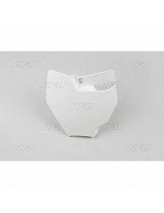 Plaque numéro frontale UFO blanc KTM SX65