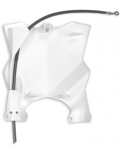 Plaque numéro frontale UFO Stadium blanc Kawasaki KX250F/450F 2