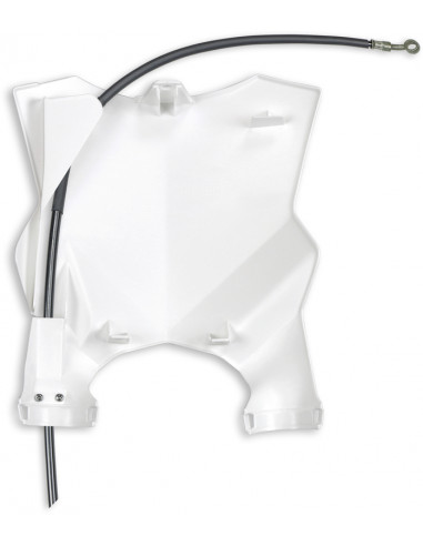 Plaque numéro frontale UFO Stadium blanc Kawasaki KX250F/450F Plaque numéro frontale UFO Stadium blanc Kawasaki KX250F/450F