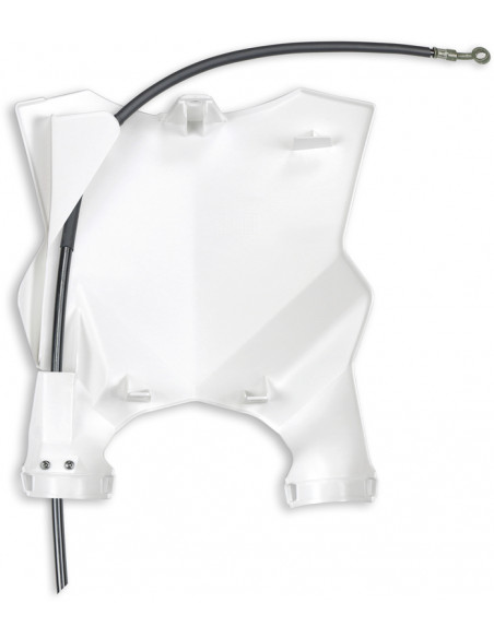 Plaque numéro frontale UFO Stadium blanc Kawasaki KX250F/450F Plaque numéro frontale UFO Stadium blanc Kawasaki KX250F/450F