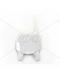 Plaque numéro frontale UFO blanc Kawasaki