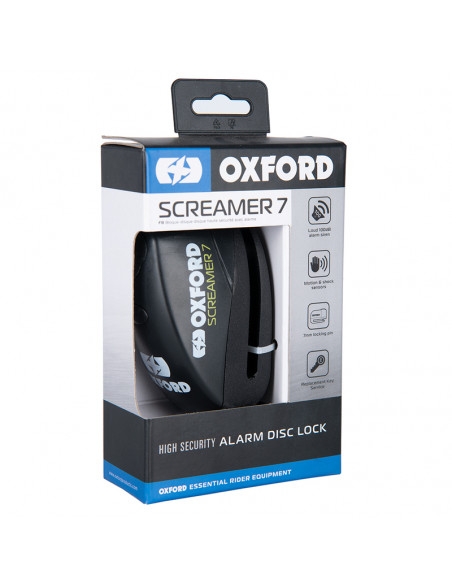 Bloque-disque OXFORD Screamer 7 - Ø7mm noir