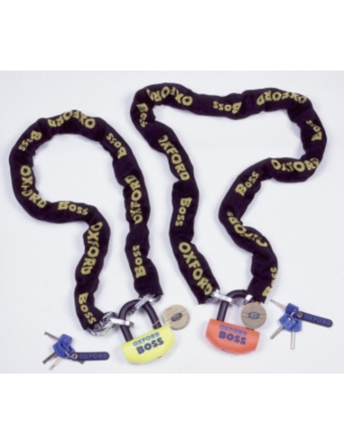 Chaîne antivol OXFORD 16mm Big Boss+ - 2m x 12mm