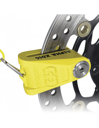 Bloque-disque OXFORD Alpha XD14 - Ø14mm jaune