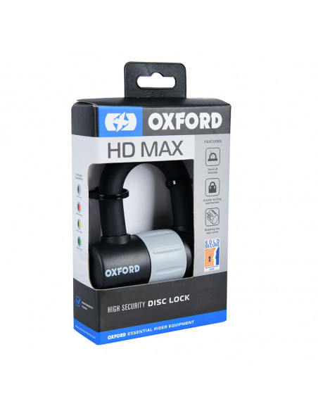 Bloque-disque OXFORD HD MAX - Ø14mm noir
