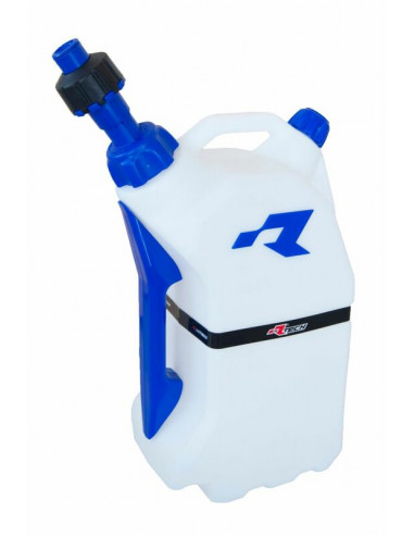 Bidon d'essence RACETECH remplissage rapide 15L translucide/bleu