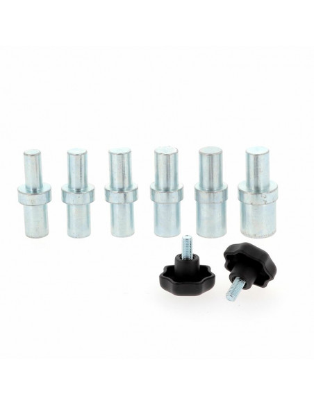 Béquille avant sous té BIHR Home Track noir mat roues vert