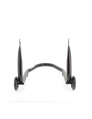 Béquille arrière BIHR Home Track fixe supports en "V" noir mat roues noir