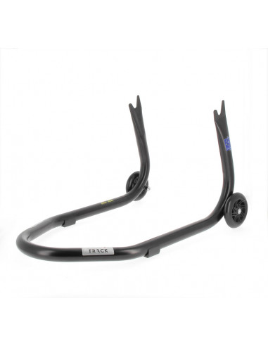 Béquille arrière BIHR Home Track fixe supports en "V" noir mat roues noir