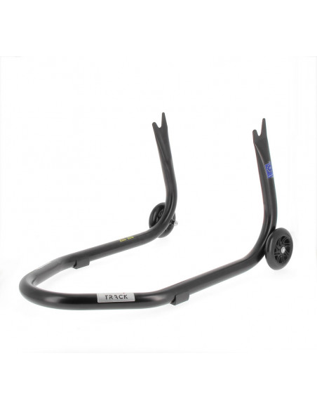 Béquille arrière BIHR Home Track fixe supports en "V" noir mat roues noir