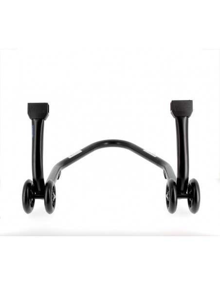 Béquille arrière BIHR Home Track supports en "V" noir mat roues noir