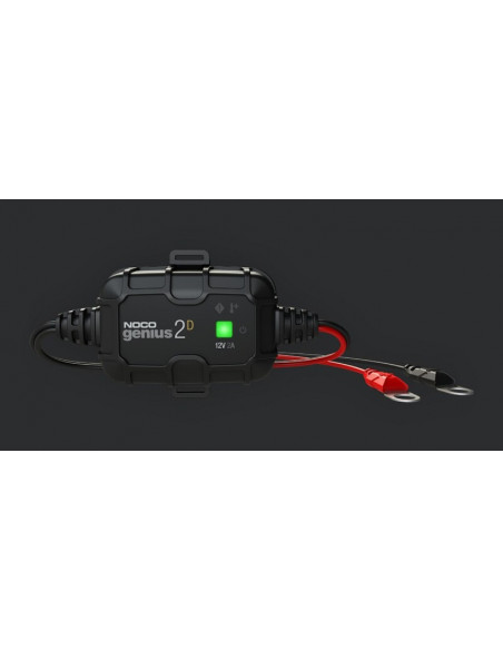 Chargeur de batterie intelligent montage direct cosses NOCO Genius2D 12V 2A