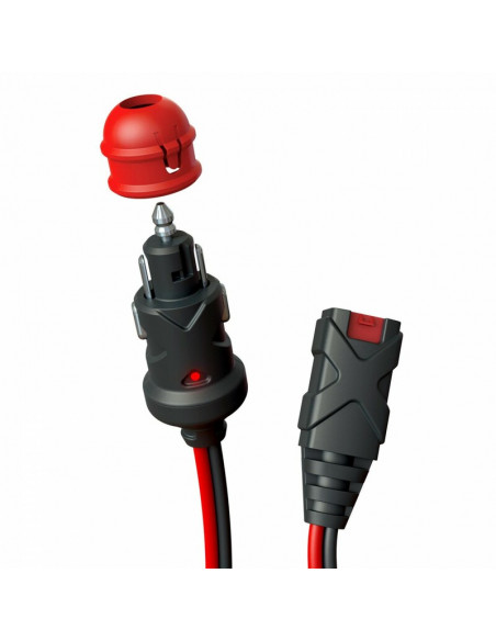 Câble chargeur de batterie 12V Dual-Size Male Plug allume-cigare 60cm NOCO X-Connect 12V