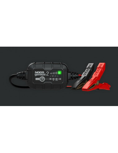 Chargeur de batterie intelligent montage avec pinces NOCO Genius2 6/12V 2A