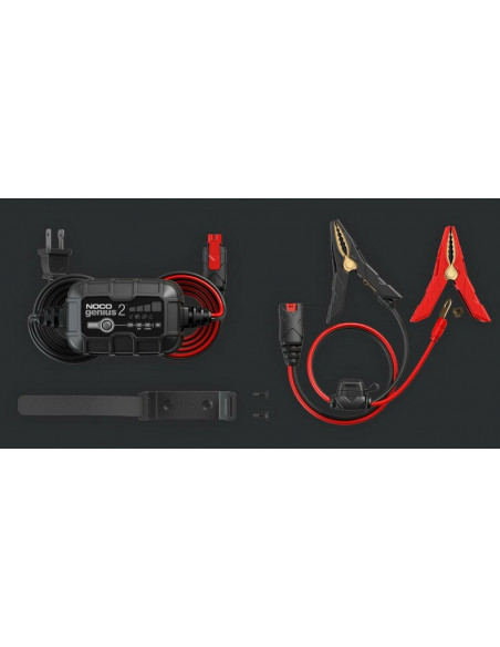 Chargeur de batterie intelligent montage avec pinces NOCO Genius2 6/12V 2A Chargeur de batterie intelligent montage avec pinces NOCO Genius2 6/12V 2A
