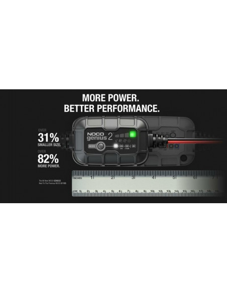 Chargeur de batterie intelligent montage avec pinces NOCO Genius2 6/12V 2A Chargeur de batterie intelligent montage avec pinces NOCO Genius2 6/12V 2A