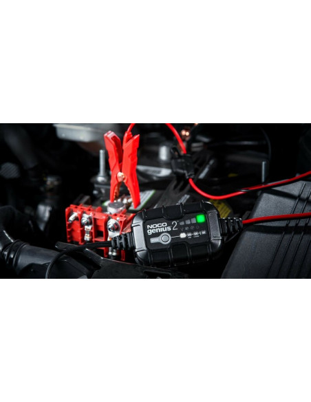 Chargeur de batterie intelligent montage avec pinces NOCO Genius2 6/12V 2A Chargeur de batterie intelligent montage avec pinces NOCO Genius2 6/12V 2A
