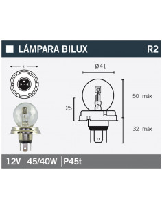 Ampoule V PARTS G40 12V 15/40W