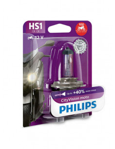 Ampoule PHILIPS CityVision Moto HS1 12V 35/35W - x1 2