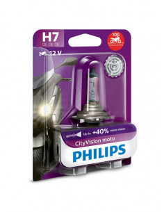 Ampoule PHILIPS H7 CityVision Moto 12V/55W - x1 2