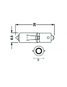 Ampoule BIHR 23W 12V 23W - x10 2