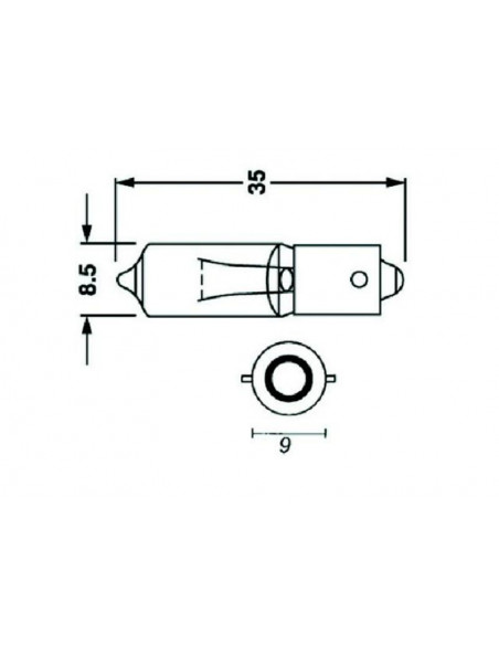 Ampoule BIHR 23W 12V 23W - x10