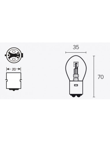 Ampoule TECNIUM S2 12V 40/45W - x10