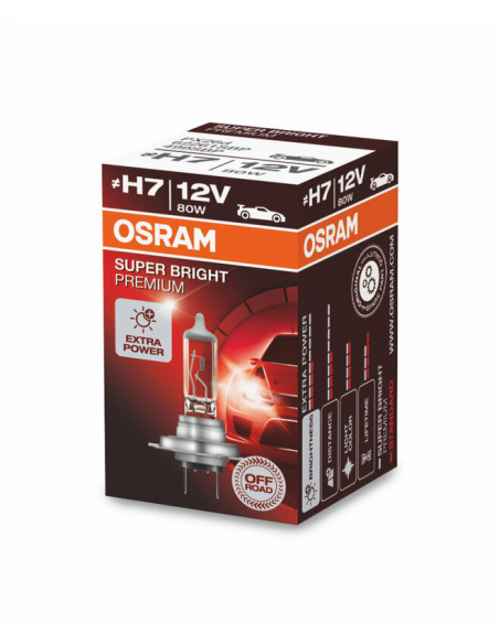 Ampoule OSRAM Super Bright Premium H7 12V/80W - x1