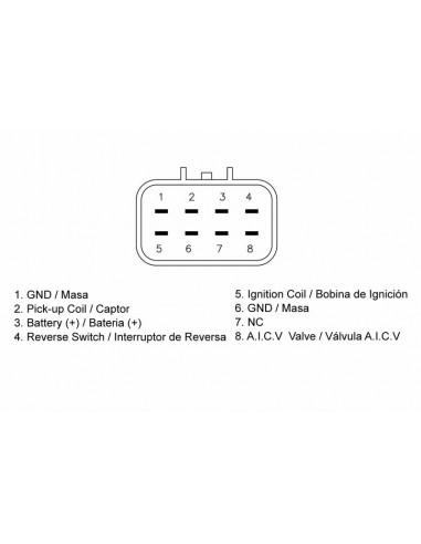 Boîtier CDI TECNIUM Yamaha YFM350X Grizzly