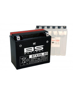 Batterie BS BATTERY Sans entretien avec pack acide - BTX20L