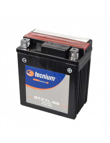 Batterie TECNIUM Sans entretien avec pack acide - BTX7L-BS