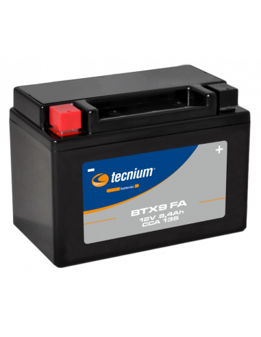 Batterie TECNIUM sans entretien activé usine - BTX9