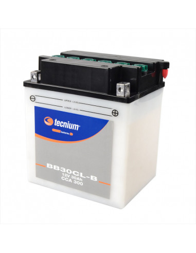 Batterie TECNIUM conventionnelle avec pack acide - BB30CL-B