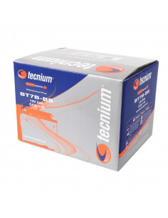 Batterie TECNIUM Sans entretien avec pack acide - BT7B-BS 2