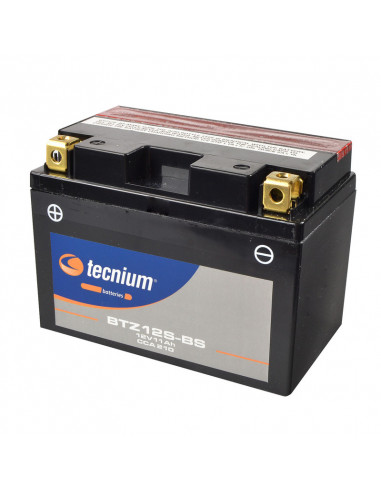 Batterie TECNIUM Sans entretien avec pack acide - BTZ12S-BS