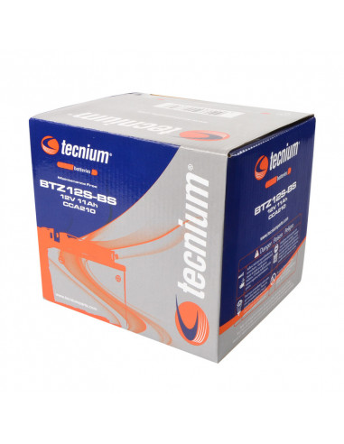 Batterie TECNIUM Sans entretien avec pack acide - BTZ12S-BS