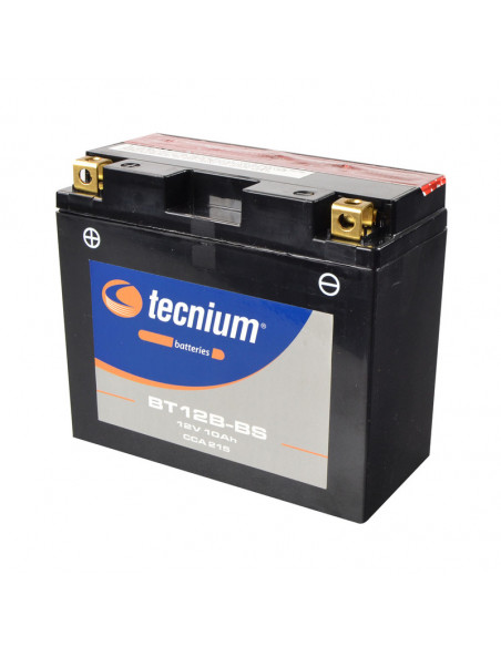 Batterie TECNIUM Sans entretien avec pack acide - BT12B-BS Batterie TECNIUM Sans entretien avec pack acide - BT12B-BS
