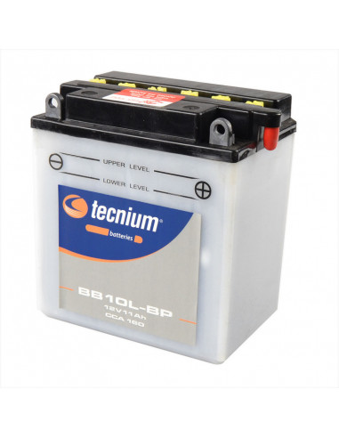 Batterie TECNIUM conventionnelle avec pack acide - BB10L-BP