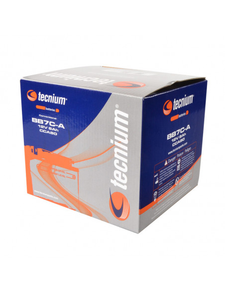 Batterie TECNIUM conventionnelle avec pack acide - BB7C-A