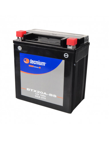 Batterie TECNIUM Sans entretien avec pack acide - BTX20A-BS